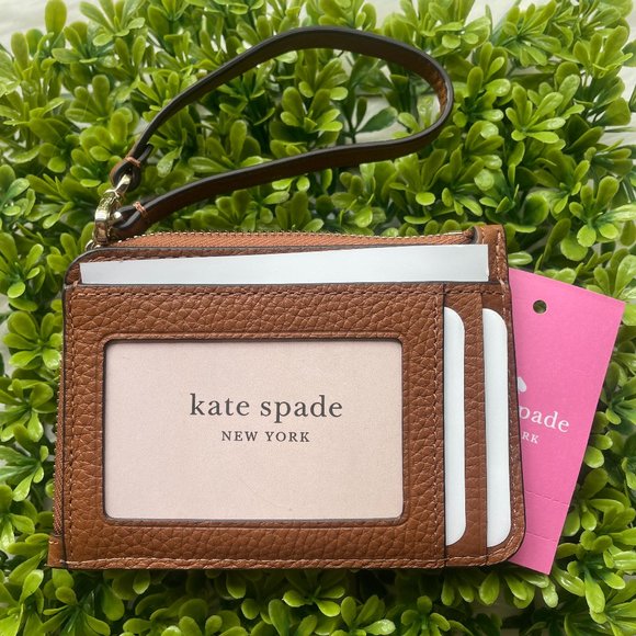 NWT Kate Spade Leila Card Holder Wristlet with Key Ring - Picture 7 of 9